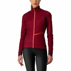 Castelli Go Jacke Damen Rot