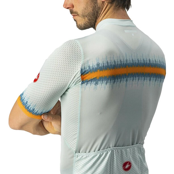 Castelli Grimpeur Trikot Herren Türkis/gelb – Bild 5