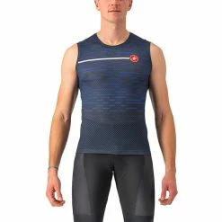 Castelli Insider Trikot Ärmellos Herren Blau