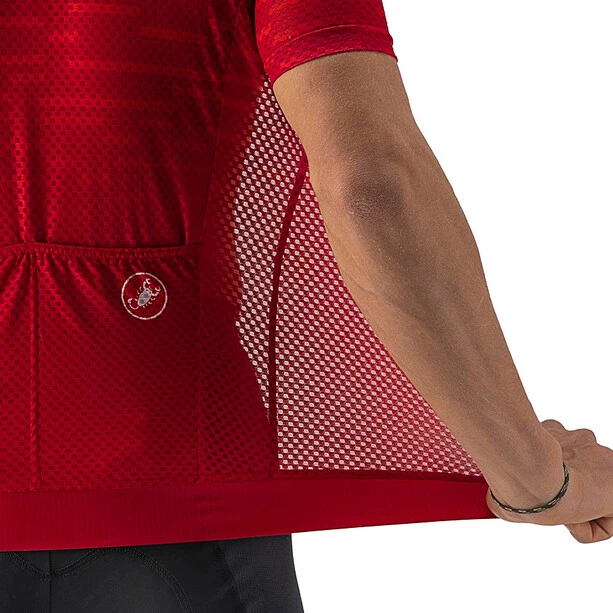 Castelli Insider Kurzarm Trikot Herren Rot – Bild 3
