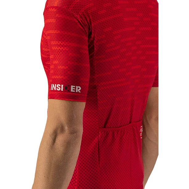 Castelli Insider Kurzarm Trikot Herren Rot – Bild 4