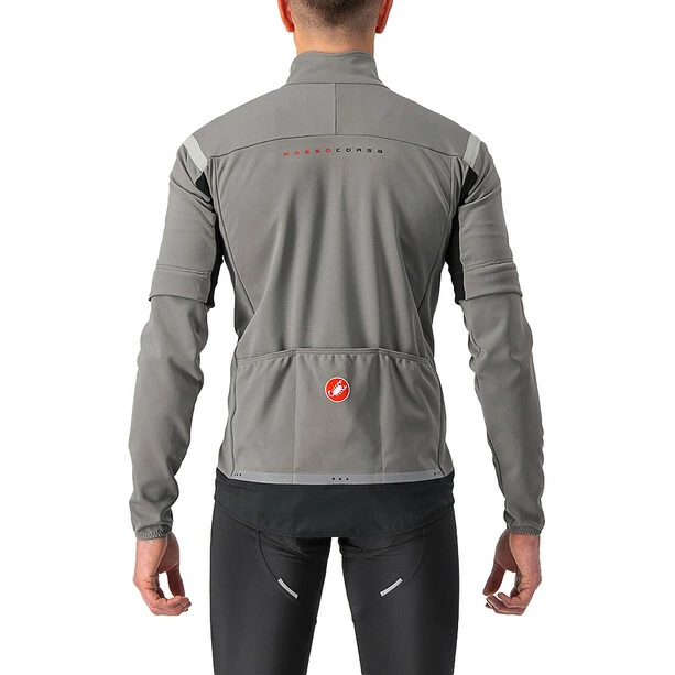 Castelli Perfetto RoS 2 Zip-Off Jacke Herren Grau – Bild 2
