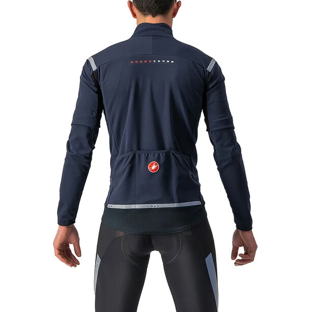 Castelli Perfetto RoS 2 Zip-Off Jacke Herren Blau – Bild 2