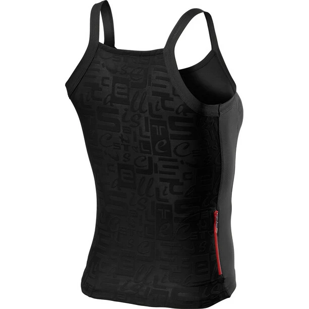 Castelli Promessa Jacquard Bavette Tank Damen Schwarz – Bild 2