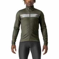 Castelli Raddoppia 3 Jacke Herren Oliv