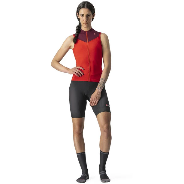 Castelli Solaris Ärmelloses Trikot Damen Rot – Bild 6