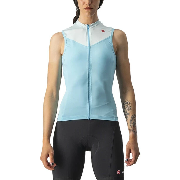 Castelli Solaris Ärmelloses Trikot Damen Türkis