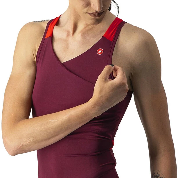 Castelli Solaris Top Damen Rot – Bild 3