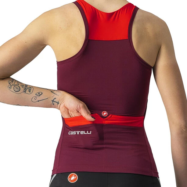 Castelli Solaris Top Damen Rot – Bild 4