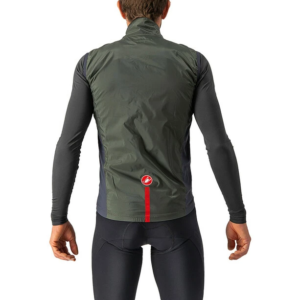 Castelli Squadra Stretch Weste Herren Oliv/grau – Bild 2