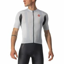 Castelli SuperLeggera 2 Kurzarm Trikot Herren Silber