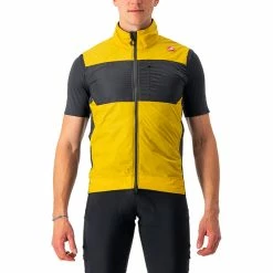Castelli Unlimited Puffy Weste Herren Gelb/grau