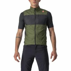 Castelli Unlimited Puffy Weste Herren Oliv/grau