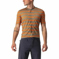 Castelli Unlimited Sterrato Trikot Herren Oliv/orange
