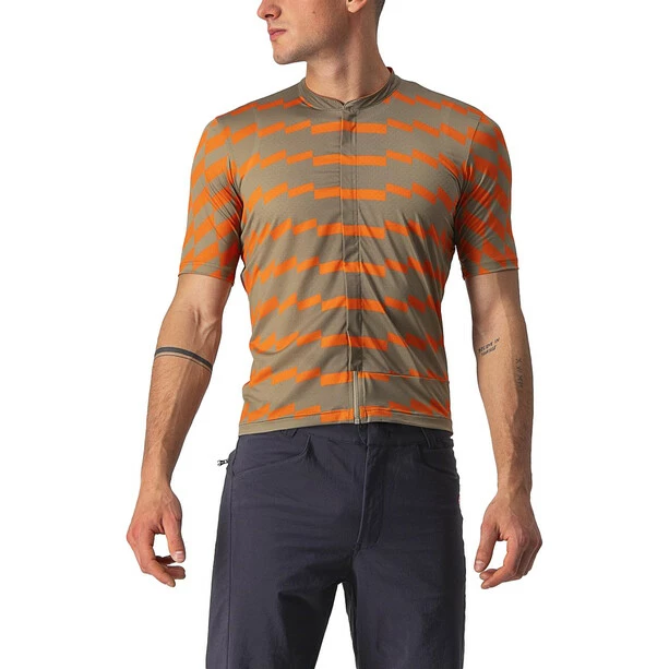 Castelli Unlimited Sterrato Trikot Herren Oliv/orange