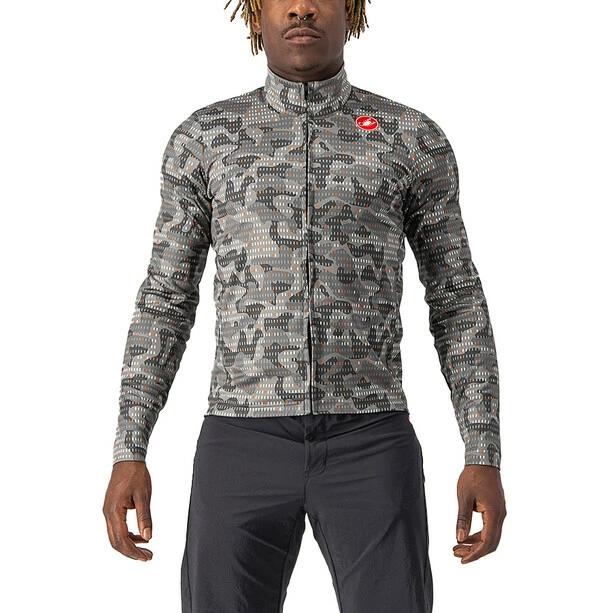 Castelli Unlimited Thermal Langarm Trikot Herren Grau