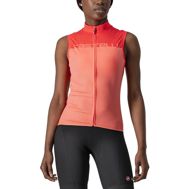 Castelli Velocissima Ärmelloses Trikot Damen Rot/pink