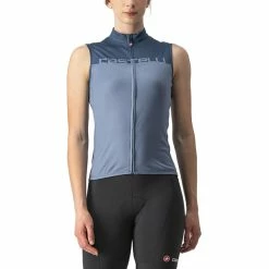 Castelli Velocissima Ärmelloses Trikot Damen Blau
