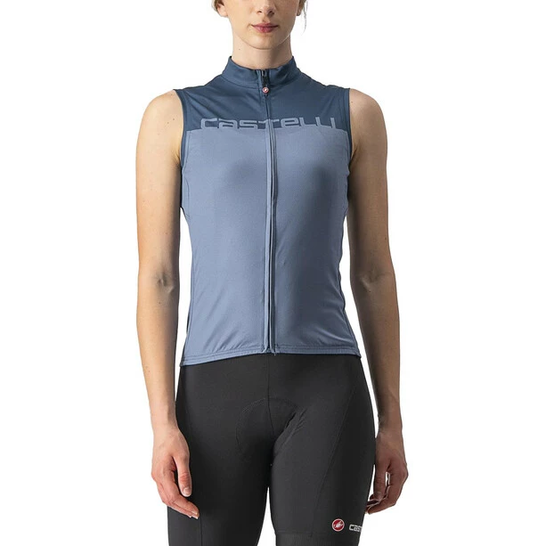 Castelli Velocissima Ärmelloses Trikot Damen Blau