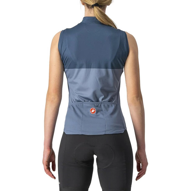 Castelli Velocissima Ärmelloses Trikot Damen Blau – Bild 2