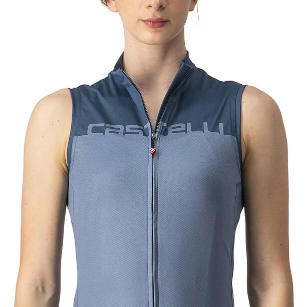 Castelli Velocissima Ärmelloses Trikot Damen Blau – Bild 5