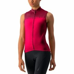 Castelli Velocissima Kurzarm Trikot Damen Rot