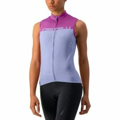 Castelli Velocissima Kurzarm Trikot Damen Lila