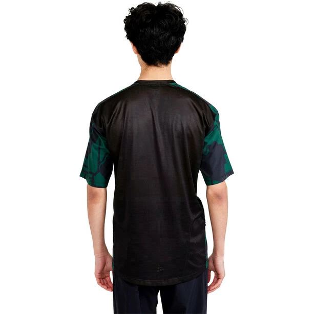 Craft ADV Bike Offorad Kurzarm T-Shirt Herren Grün/schwarz – Bild 3