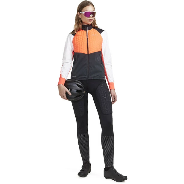 Craft ADV Bike SubZ Lumen Jacke Damen Schwarz/orange – Bild 6