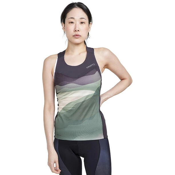 Craft ADV Endur Singlet Damen Grün/lila – Bild 2