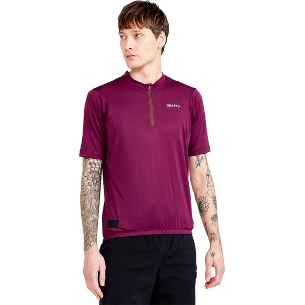 Craft Core Offroad Kurzarm Trikot Herren Lila – Bild 2