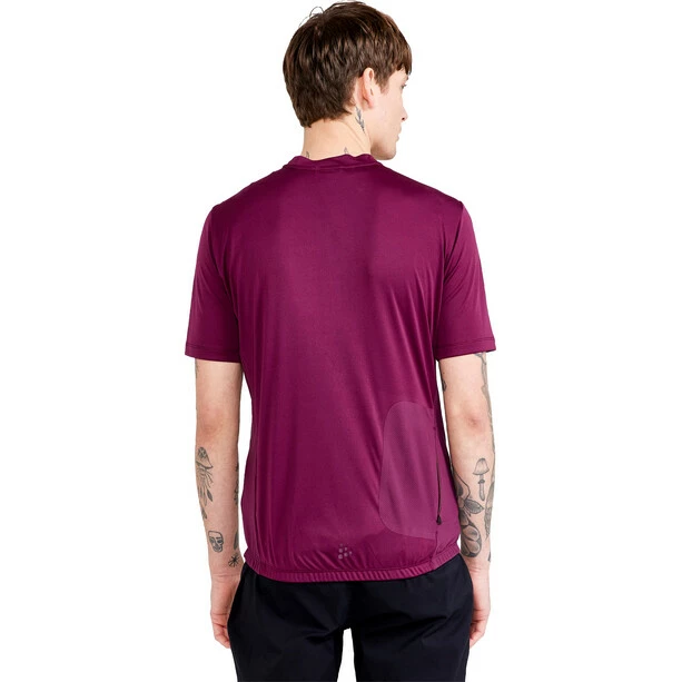 Craft Core Offroad Kurzarm Trikot Herren Lila – Bild 3