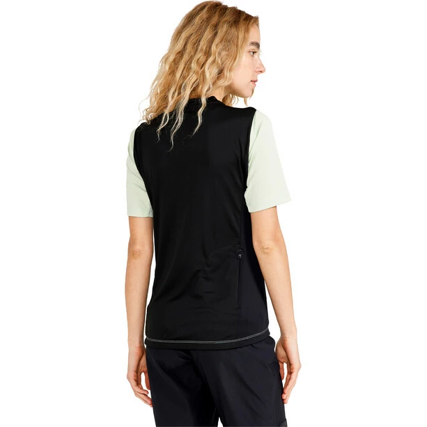 Craft Core Offroad Kurzarm Trikot Damen Beige/schwarz – Bild 3