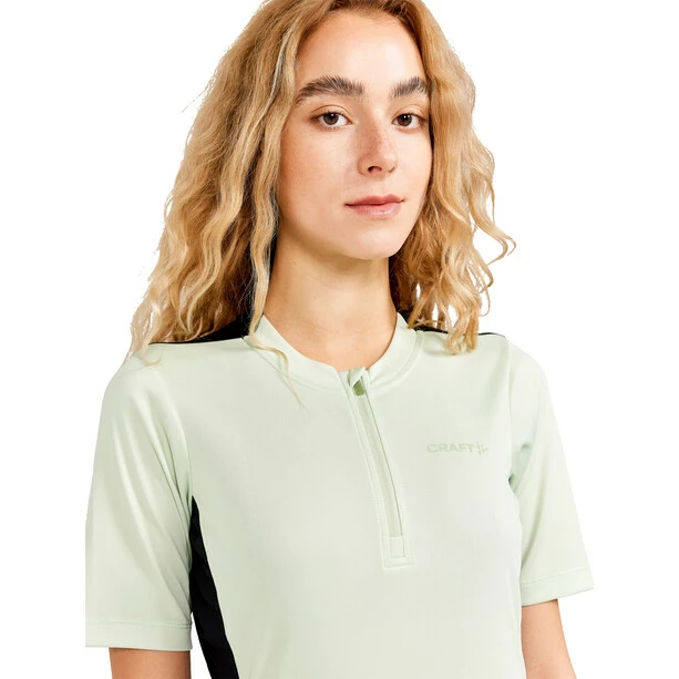 Craft Core Offroad Kurzarm Trikot Damen Beige/schwarz – Bild 4