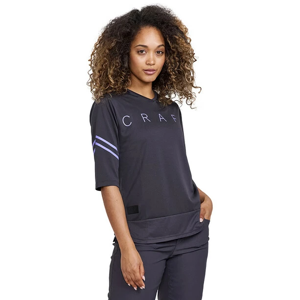 Craft Core Offroad XT Kurzarm Trikot Damen Schwarz – Bild 2