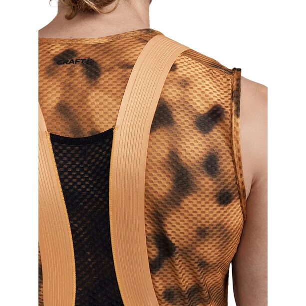 Craft Pro Gravel Trägershorts Herren Schwarz/orange – Bild 4