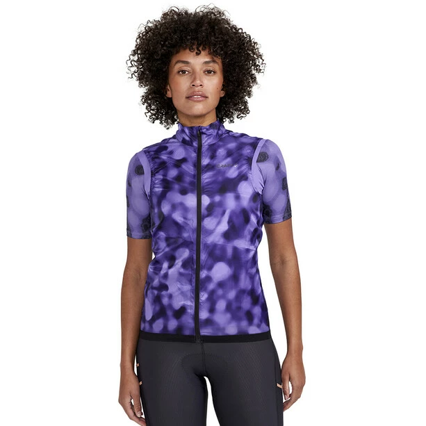 Craft Pro Gravel Windweste Damen Lila – Bild 2