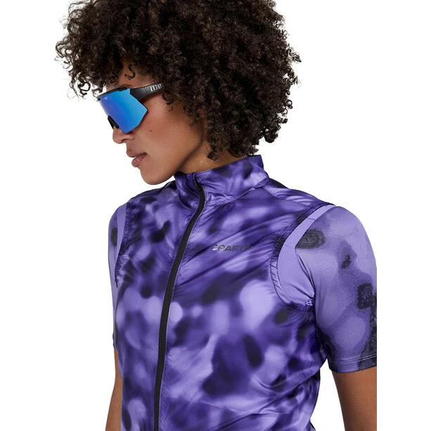 Craft Pro Gravel Windweste Damen Lila – Bild 4