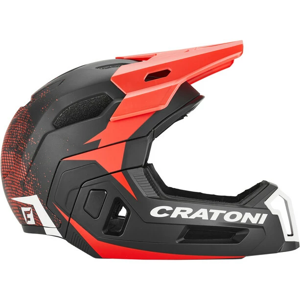 Cratoni C-Maniac 2.0 MX MTB Helm Schwarz/rot – Bild 4