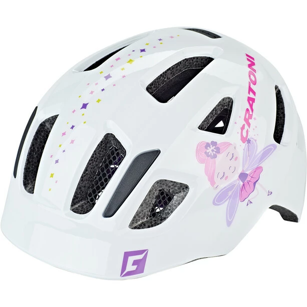 Cratoni Maxster Helm Kinder Weiß