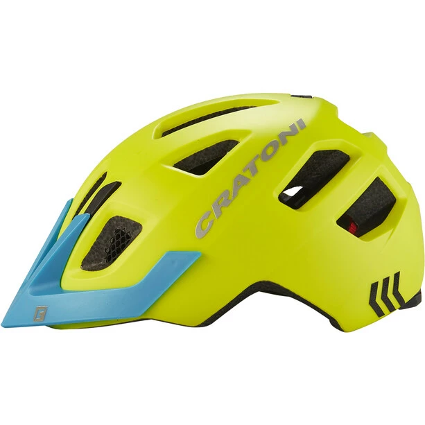 Cratoni Maxster Pro Helm Kinder Grün/blau – Bild 3