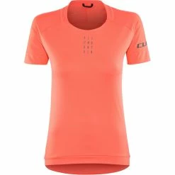 Cube AM Rundhalstrikot Kurzarm Damen Rot