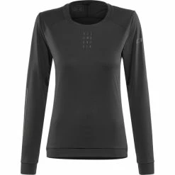 Cube AM Rundhalstrikot Langarm Damen Schwarz