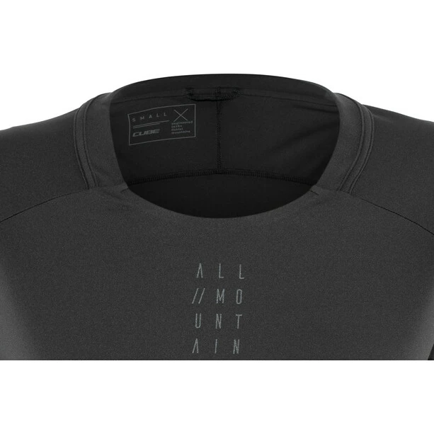 Cube AM Rundhalstrikot Langarm Damen Schwarz – Bild 2