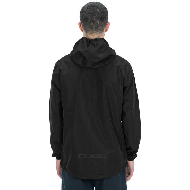 Cube ATX CMPT Regenjacke Herren Schwarz – Bild 3
