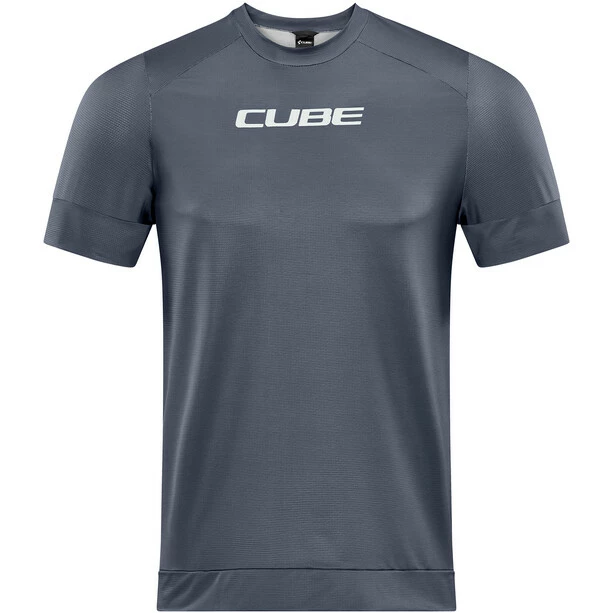 Cube ATX Rundhals Kurzarm Trikot Herren Grau