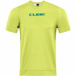 Cube ATX Rundhals Kurzarm Trikot Herren Gelb