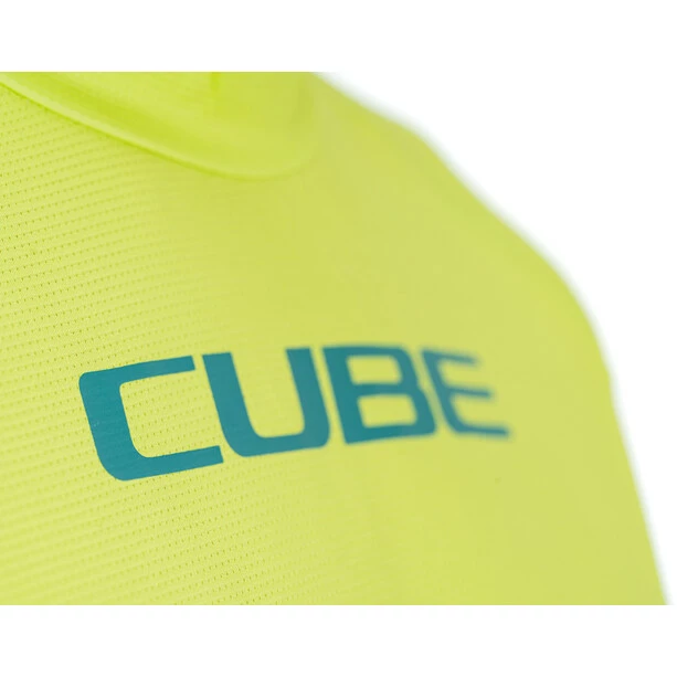 Cube ATX Rundhals Kurzarm Trikot Herren Gelb – Bild 4