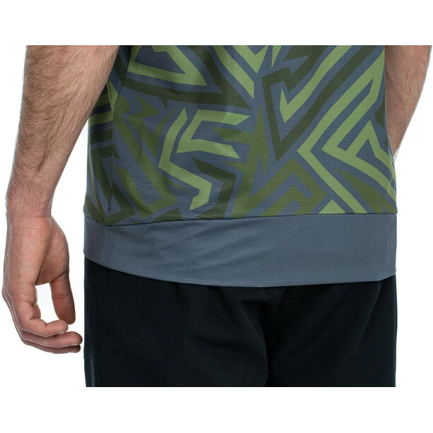 Cube ATX TM Rundhals Kurzarm Trikot Herren Oliv/grau – Bild 4