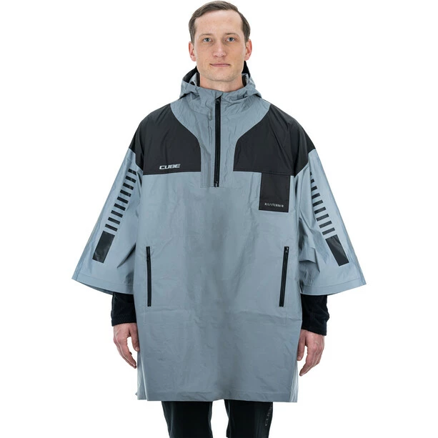 Cube ATX Utility Safety Poncho Herren Silber/grau – Bild 2